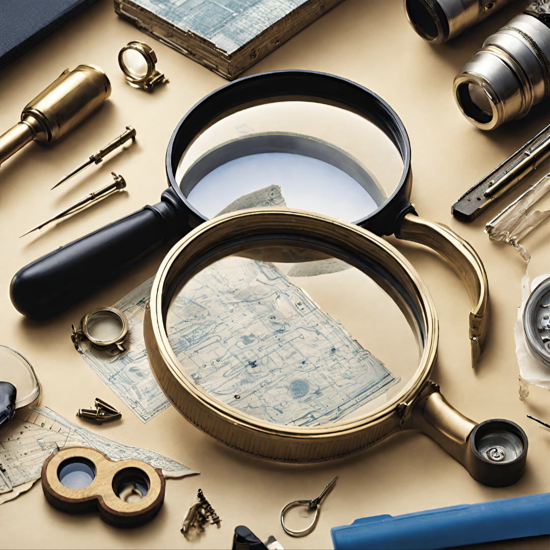 Everyday applications of magnifying glass